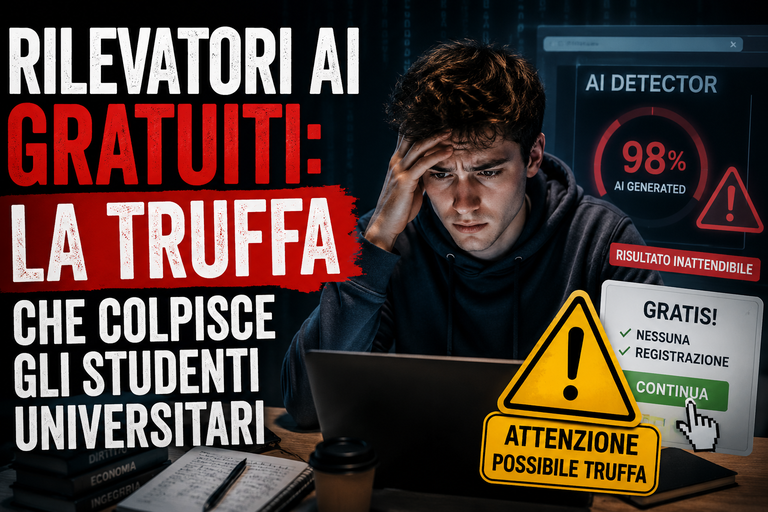 Rilevatori AI Gratuiti: La Truffa che Colpisce gli Studenti Universitari